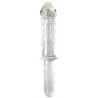 Generique Gode Poignée en verre Ice King 16.5 x 5.2cm